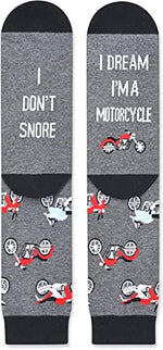 Men's Motorcycle Socks, Motorcycle Gift, Gifts for Men, Gift for Dad, Men's Gift, Novelty Socks, Motorcycle Gifts for him