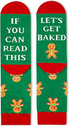 Men's Funny Fun Gingerbread Socks Christmas Gifts