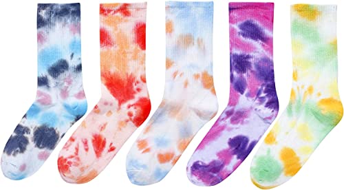 Colorful Tie Dye Socks for Women, Hippie Gifts, 90s Gifts, Tie-Dye Gifts, Birthday Present, Fun Socks, Unique Gifts