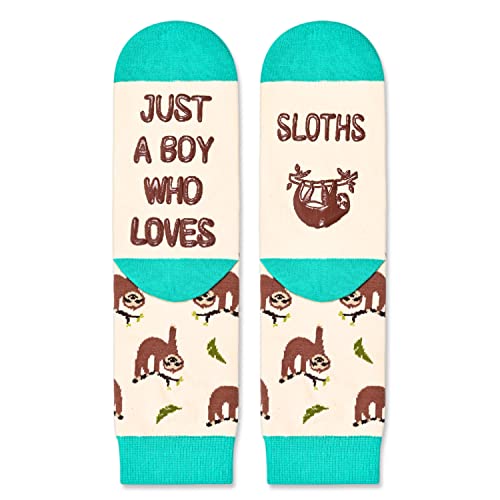 Kids' Funny Cute Animal Sloth Socks Gifts For Sloth Lovers