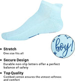 It's a boy! Fun Labor Delivery Push Non-Skid Hospital Socks For Mom To Be, Hospital Bag Must-Have, Best Baby Shower Gift