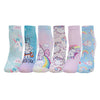 Unicorn Lover Gifts for Women Unicorn Gifts for Girl Lady Female Crazy Unicorn Socks 3D Print, Low Cut 6 Pairs