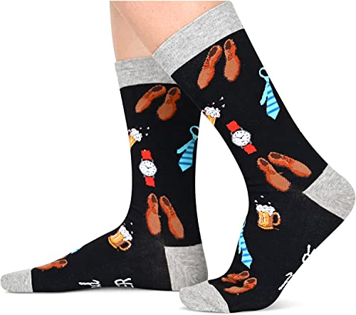 Men's Crazy Cozy Best Husband Socks Novelty Husband Gifts