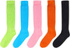 5 Pairs Fun Cute Colorful Slouch Socks for Women Girls, Cotton Long High Tube Socks, Scrunch Socks Women, Fashion Vintage 80s Gifts, 90s Gifts