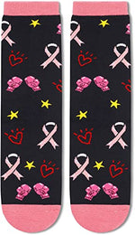 Breast Cancer Awareness Socks Breast Cancer Socks For Women Inspirational Socks Survivor Socks, Inspirational Gifts Breast Cancer Gifts Chemo Gifts