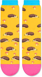 Funny Hedgehog Gifts for Women Gifts for Her Hedgehog Lovers Gift Cute Sock Gifts Hedgehog Socks