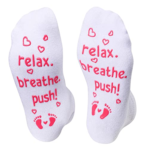 Pregnancy Gifts for New Mom, Pregnant Mom Gifts for Pregnant Women Mom to Be Gift, Mom Socks Hospital Socks for Labor and Delivery