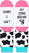 Unisex Funny Cow Socks, Cow Gifts for Women and Men, Cow Gifts Farm Animal Socks