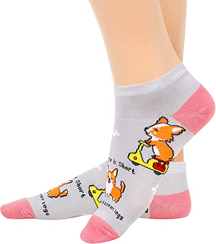 Corgi Mom Gifts for Women Unique Corgi Lovers Gifts for Women, Corgi Themed Gift Socks 2 Pairs