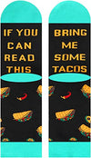 Men's Taco Socks, Mexican Theme Socks, Taco Gifts, Taco Lover Presents, Anniversary Gifts For Men, Taco Tuesday, Fathers Day Gifts, Mexican Theme Socks