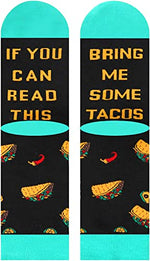 Men's Funny Cute Taco Socks Gifts for Taco Lovers