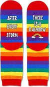 Women Rainbow Socks, Pride Socks for Women, Lgbtq Socks, Funny Colorful Striped Socks, Lesbian Gifts, Lgbtq Gifts, Pride Gifts