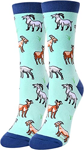 Funny Goat Gifts for Women Gifts for Her Sheep Lovers Gift Cute Sock Gifts Goat Socks