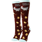Women's Crazy Knee High Long Knit Pop Chicken Socks Gifts for Chicken Lovers