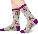 Unique Squirrel Gifts for Women Silly & Fun Squirrel Socks Novelty Squirrel Gifts for Moms