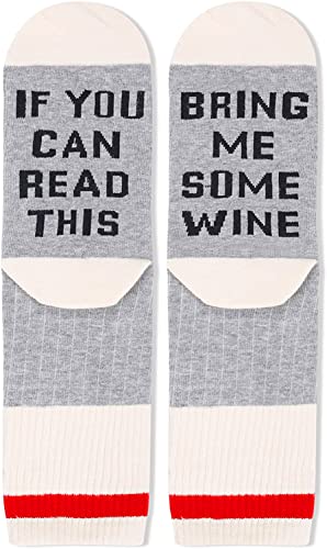 Wine Lover Gift Unique Wine Socks Funny Wine Gift for Women , Ideal Gifts for Wine Lovers and Drinkers