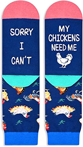 Versatile Chicken Gifts, Unisex Chicken Socks for Women and Men, All-occasion Chicken Gifts Animal Socks