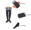 Women Girl Striped Thigh High Stockings Over The Knee Xmas Party Socks Gift