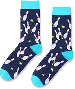 Bowling Lover Gift Unique Bowling Socks Bowling Gift for Men You Love, Ideal Gifts for Bowling Lovers Coaches Players Fans