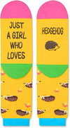 Funny Hedgehog Gifts for Women Gifts for Her Hedgehog Lovers Gift Cute Sock Gifts Hedgehog Socks
