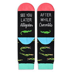 Unisex Crazy Weird Crocodile Socks Gifts for Crocodile Lovers