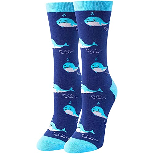 Funny Whale Gifts for Women Gifts for Her Whale Lovers Gift Cute Sock Gifts Whale Socks