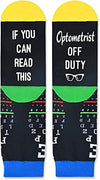 Unisex Optometry Socks, Eye Chart Socks, Eye Doctor Socks, Optometry Gifts for Optometrists, Opticians Gifts, Eye Doctors Gifts, Ophthalmologists Gifts