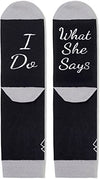 Men's Novelty Best Groom Tie Socks Engagement Wedding Gifts-2 Pack