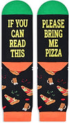 Unisex Pizza Socks, Pizza Lover Gift, Funny Food Socks, Novelty Pizza Gifts, Gift Ideas for Men Women, Funny Pizza Socks for Pizza Lovers, Valentines Gifts, Christmas Gifts