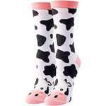 Women's Cute Cow Socks Cow Gifts for Women Fun Animals Gifts for Animal Lovers, Anniversary Gift, Gift For Her, Gift For Wife