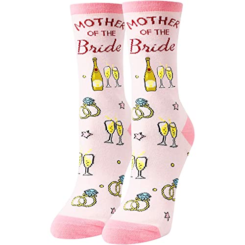 Mother of the Bride Socks, Wedding Gift, Brides Mother Gift, Wedding Socks, Unique Mother of the Bride Gifts, Mom Gift from Bride, Wedding Day Socks, Perfect Gift from Bride to Mom