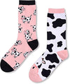 Cow Lover Gifts for Women Cow Gifts for Girl Lady Female Crazy Cow Socks 2 Pairs, Gift For Her, Gift For Mom