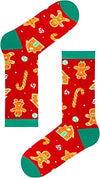 Xmas Gifts, Gingerbread Socks, Christmas Socks, Funny Christmas Gifts for Men Women, Christmas Vacation Gifts, Holiday Gifts, Santa Gift Stocking Stuffer