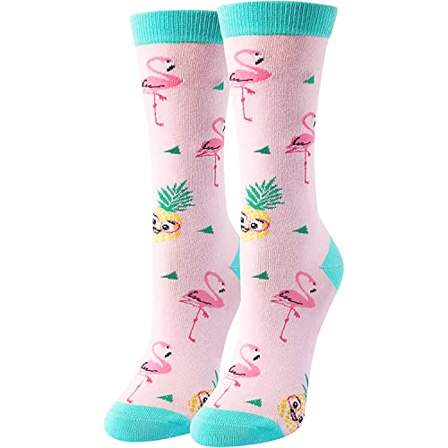 Unique Flamingo Gifts for Women Silly & Fun Flamingo Socks Novelty Flamingo Gifts for Moms