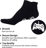 Women's Funny Towel Non-Skid Black Thick Novelty Gaming Socks Gifts for gamers