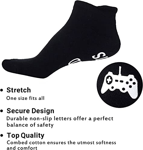 Novelty Gamer Socks, Gamer Gifts for Men Women Who Love Game, Gaming Socks for Game Lovers, Funny Gaming Gifts, Video Game Socks