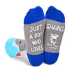 Shark Gifts for Boys Who Love Shark Unique Presents for Children Cute Boy's Shark Socks, Gifts for 7-10 Years Old Boys