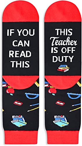 Unisex Unique Cozy Teacher Socks Gifts for Teachers