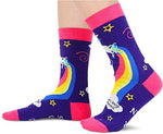 Gender-Neutral Unicorn Gifts, Unisex Unicorn Socks for Women and Men, Unicorn Gifts Animal Socks
