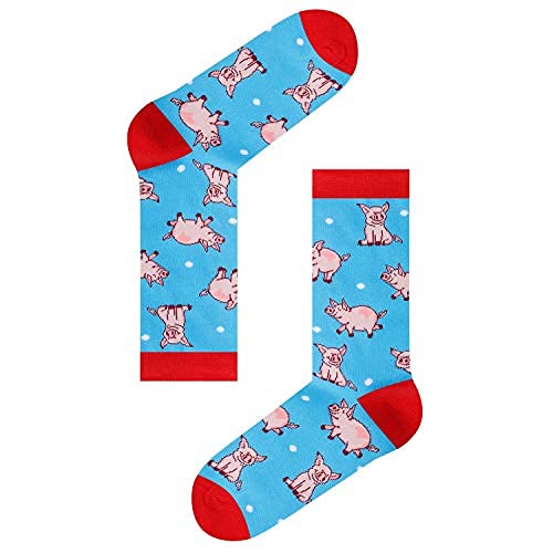 Funny Pig Gifts for Women, Gifts for Her, Pig Lovers Gift, Cute Pig Sock Gifts for Farmers, Womens Piggy Socks