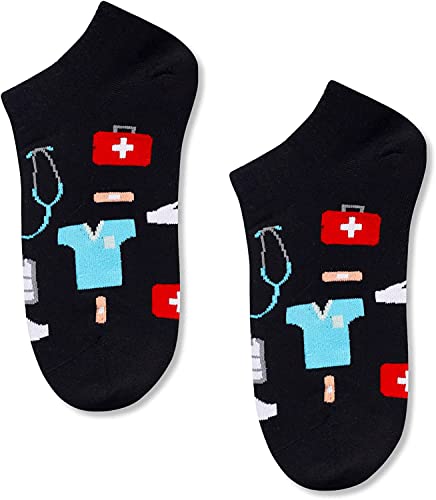 Womens Funny Nurse Socks, Health Theme Socks, Nurse Gifts, Doctor Gifts, Radiologist Gift, Medic Gift, Medical Themed Gifts for Healthcare Workers, Nurse Day Gifts