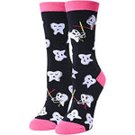Dental Socks for Women, Teeth Gifts, Dentist Gifts, Dental Assistant Gifts, Unique Dental Student Gifts, Dental School Graduation Gifts for Dentist Appreciation