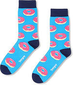 Men's Donut Socks, Donut Lover Gift, Funny Food Socks, Novelty Donut Gifts, Gift Ideas for Men, Funny Donut Socks for Donut Lovers, Father's Day Gifts