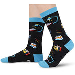 Book Lovers Gifts, Silly Socks for Women, Funny Reading Gifts, Crazy Socks, Cool Book Socks, Reading Socks