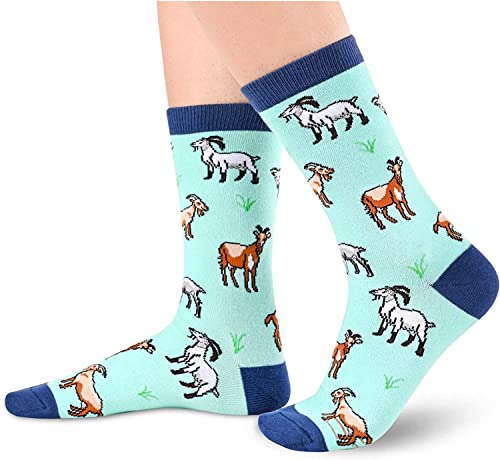 Funny Goat Gifts for Women Gifts for Her Sheep Lovers Gift Cute Sock Gifts Goat Socks
