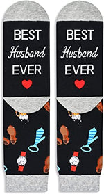 Funny Husband Socks, Best Husband Ever Gifts, Anniversary Gifts for Husband, Unique Birthday Gifts for Husband From Wife, Father's Day Gifts Christmas Gifts
