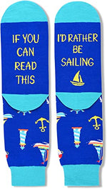 Men's Novelty Funny Sailboat Socks Gifts for Sailboat Lovers, Sailboat Socks for Men, Sailboat Gift, Gifts for Men, Gift for Dad, Men's Gift, Novelty Socks, Sailboat Gifts for him