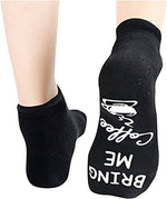 Funny Crazy Socks for Women Men, Coffee Gifts for Coffee Lovers Coffee Socks with Funny Saying, Gifts for Drinkers