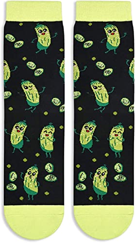 Funny Pickle Socks for Women Who Love Pickle, Novelty Pickle Gifts, Women's Gag Gifts, Gifts for Pickle lovers, Funny Sayings If You Can Read This
