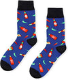 Novelty Hot Sauce Gifts for Men, Anniversary Gift for Him, Funny Food Socks, Men's Hot Sauce Socks, Gift for Dad, Funny Hot Sauce Socks for Hot Sauce Lovers